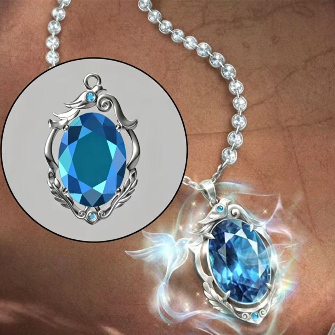 Anime Pendant Necklace - Collier Anime Identity V, Pendentif Cosplay,
