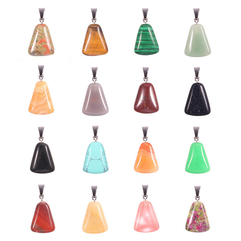Pendentif en pierre brute en c - Crystal Pendant Necklace Natural Stone avis et prix