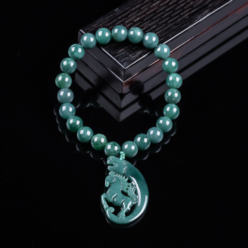 Bracelet en jadeite naturelle  - Bracelets avis et prix