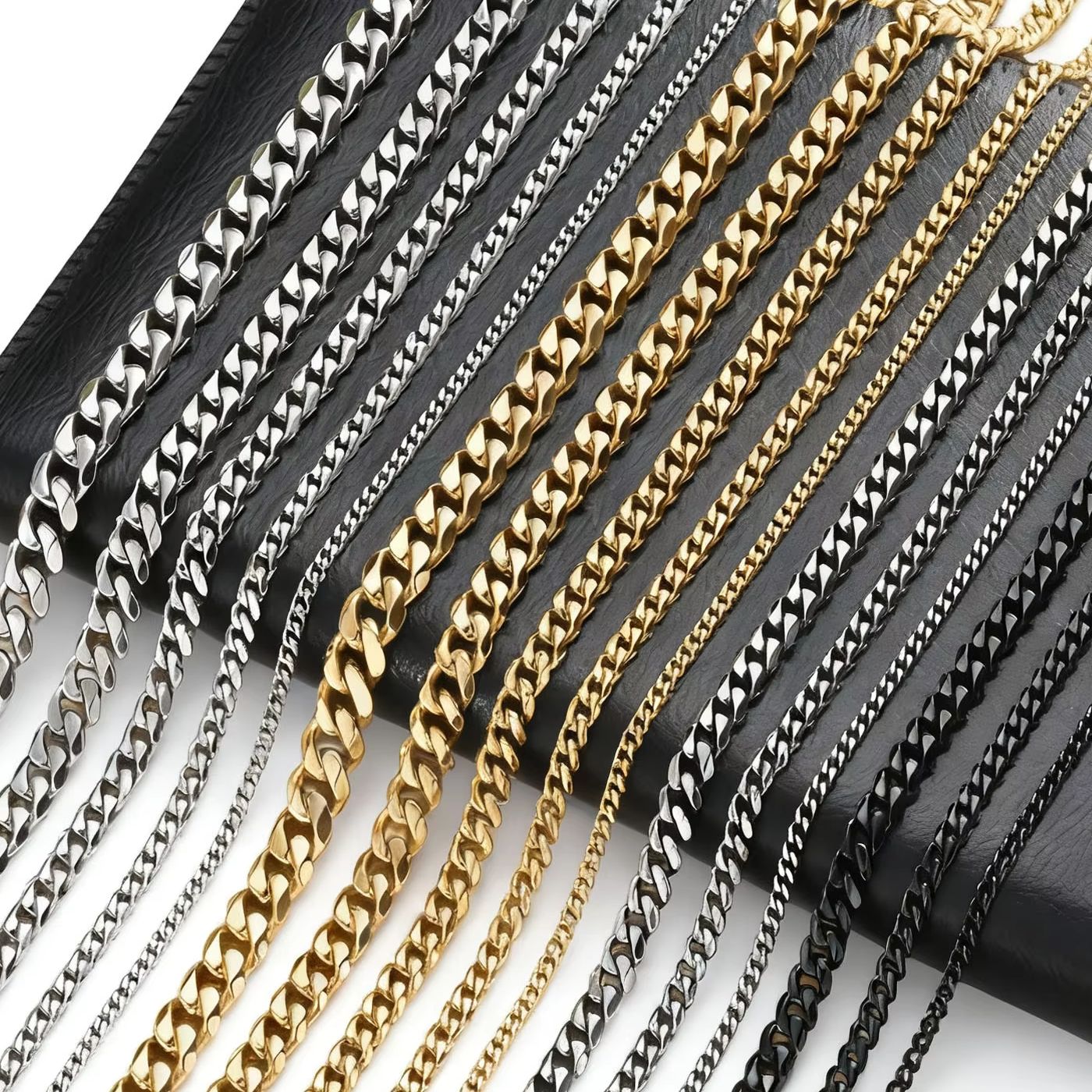 Collier chaîne cubaine classiq - Cuban Link Chain 12Mm avis et prix