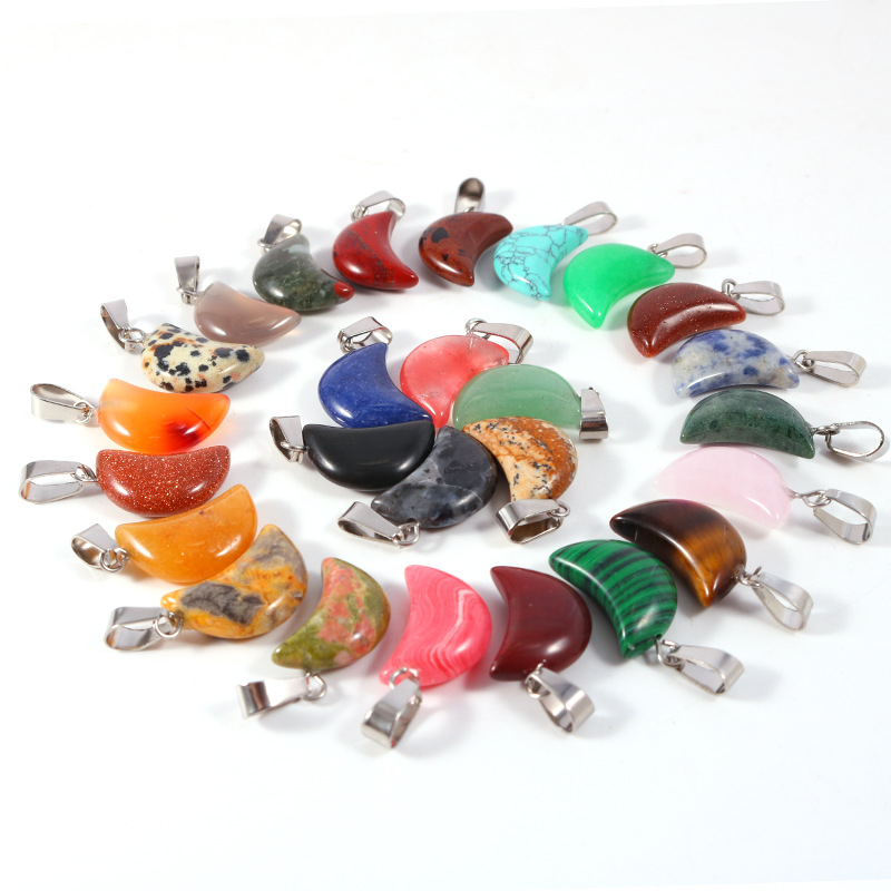 20 pièces/sac pierre naturelle - Crystal Pendant Necklace Natural Stone avis et prix