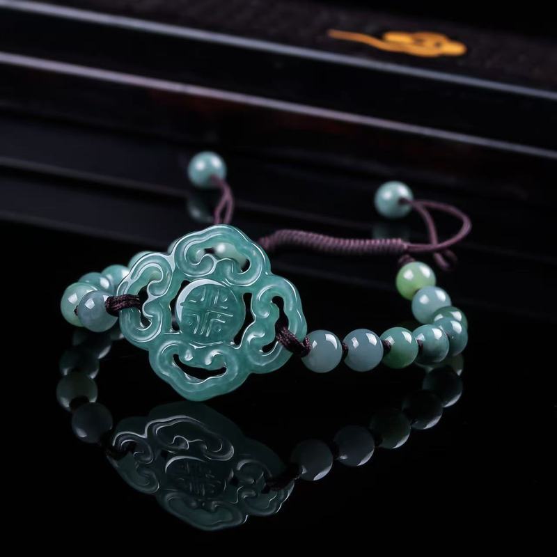 Bracelet en jadéite naturelle  - Bracelets avis et prix