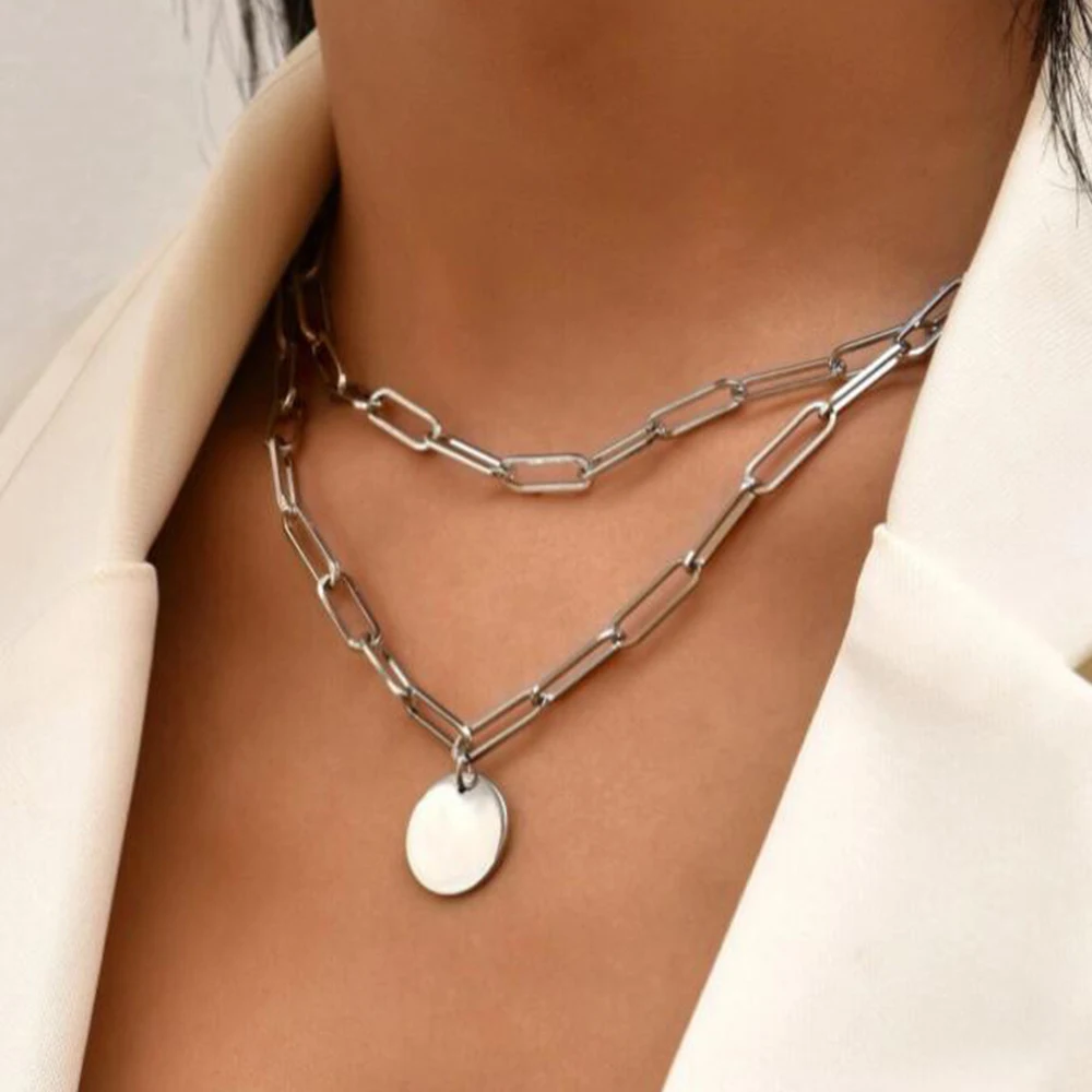 SUMENG – collier à breloques r - Layered Pendant Necklace Aesthetic avis et prix