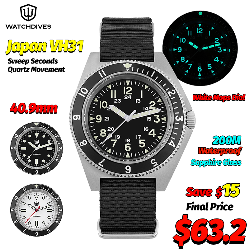 Watchdives WD1972 montre à Qua - Watch Accessories avis et prix
