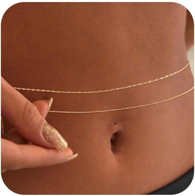 Chaîne de perles de taille rég - Body Jewelry avis et prix