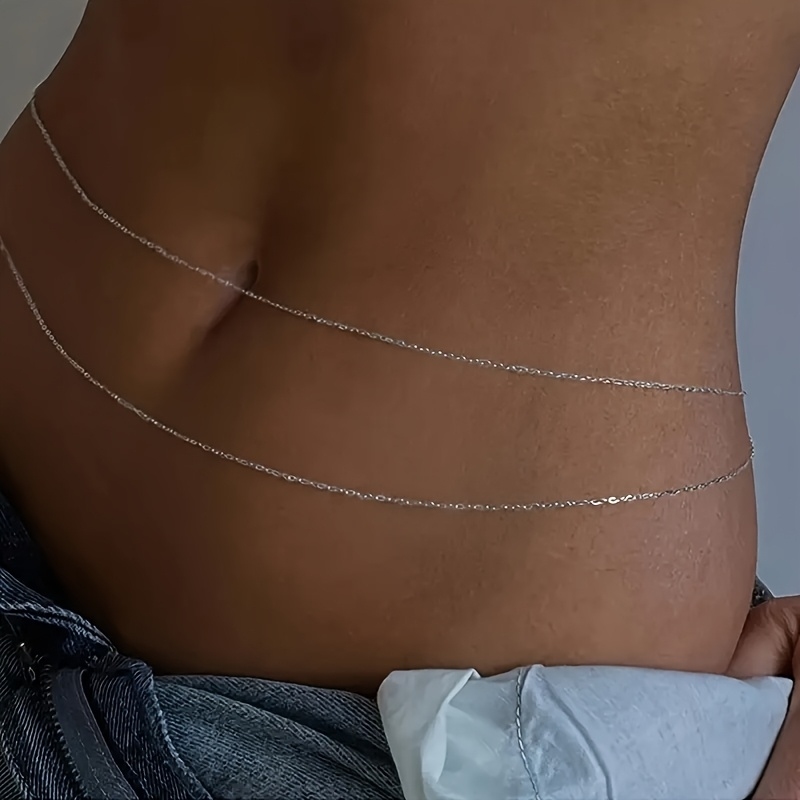 Ceinture chaîne en métal doré  - Body Jewelry avis et prix