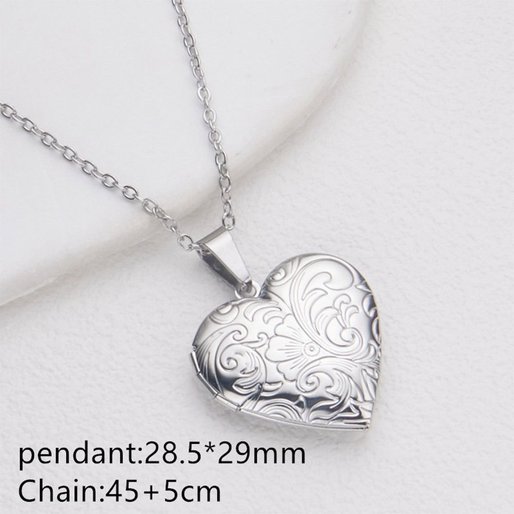 Collier Médaillon Photo, Coeur - Heart Locket Necklace Photo avis et prix